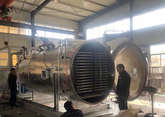 Luftkühlung 50 kg 100 kg Industriegemüse Lebensmittel Vakuum Gefriertrockner