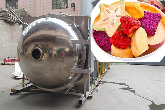 PLC-Steuerung Industrielle Gefriertrockner Speiseblumen 500 kg/Charge