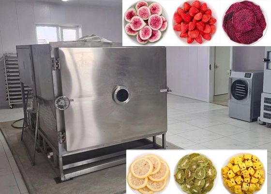 Automatische 35KW elektrische Heizung Silizium Gemüse Gefriertrockner mit 18 ~ 22hrs Gefriertrocknungszeit pro Charge