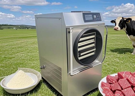 4 kg Heimat-Lebensmittel-Trocknungs- und Gefriertrockner Kleine automatische Vakuum-Lyofilermaschine