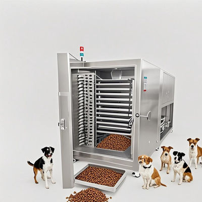 50 kg Kapazität Industrielle Gefriertrockner Maschine Handels Lyophilisator für die Verarbeitung von Tiernahrung