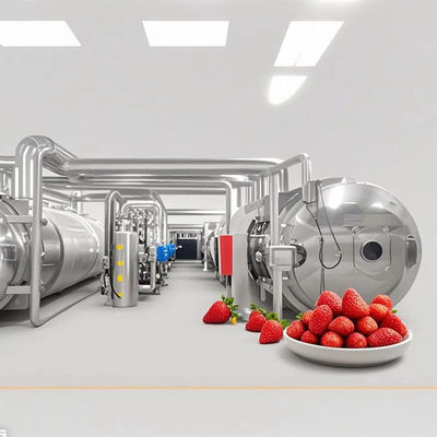 Industrieller Lyophilisator 500 kg kontinuierliche Gefriertrocknung für Kräuter