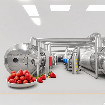 Gewerblicher Gefriertrockner 1000 kg Automatisierte Steuerung für hohe Volumen