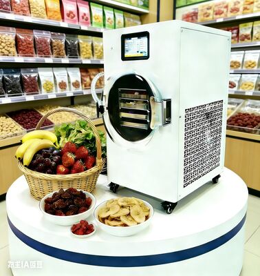 Kompakte Harvest Right Small: Das Kraftwerk für Ihre Küche. Erhalten Sie 90% der Nährstoffe, senken Sie Ihre Lebensmittelkosten und bereiten Sie sich auf Notfälle vor.