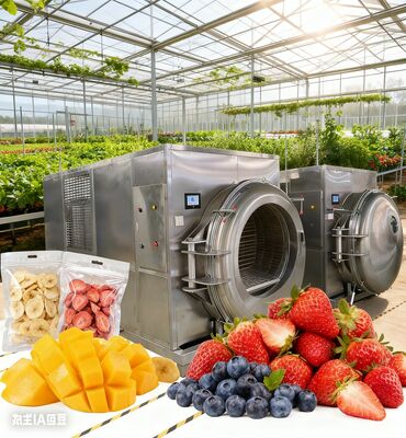 Großes Modell: Industrielle Gefriertrockner.