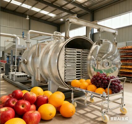 Industrielle 200 kg Gefriertrockner: Hochkapazität, kommerzielle Qualität für die Massenproduktion von Lebensmitteln und Arzneimitteln