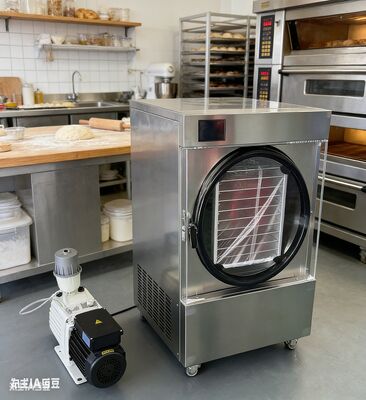 Tischfrosttrockner: Schnelle Trocknungszyklen, Energiesparmodus       Ideal für Gärten, kleine Chargen und DIY-Lebensmittelprojekte