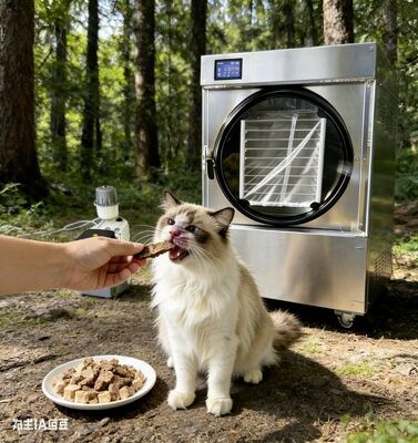 Geld sparen & Geschmack bewahren! Gefriertrocknungsmaschine für Zuhause mit Edelstahl-Tabletts & leiser Pumpe
