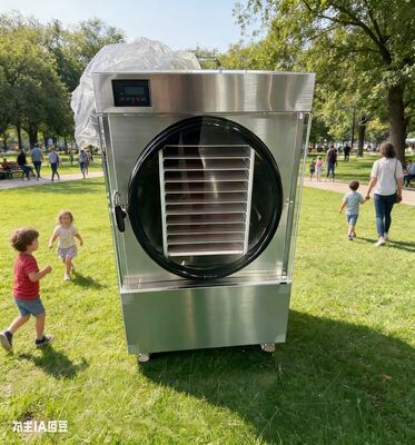 Die Notfallvorsorge beginnt hier! Ein persönlicher Tiefkühltrockner mit großer Kapazität von 4 Behältern, der Nährstoffe bewahrt und eine 25-jährige, haltbare Lebensmittelversorgung schafft