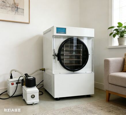 Vorräte gesunde Mahlzeiten noch heute. Mehrzweck-Haus-Lyofiler perfekt für Fleisch, Milchprodukte, Kräuter und komplettes Abendessen, behält 97% der Originalnährstoffe