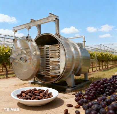 Arbeitskosten senken, Leistung steigern! | Großformatige Gefriertrocknungsmaschine für Lebensmittel mit automatisierten Zyklen, schnellen Trocknungszeiten, geringem Wartungsaufwand & robustem Industriedesign