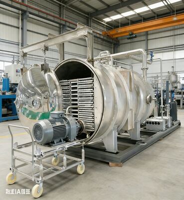 Von der Farm bis zum Markt, Perfektion eingeschlossen. Unsere Großkapazität 200KG Gefriertrockner verarbeiten Massenfrüchte, Meeresfrüchte und Fertiggerichte, während 98% der Nährstoffe und der ursprünglichen Geschmack erhalten bleiben.