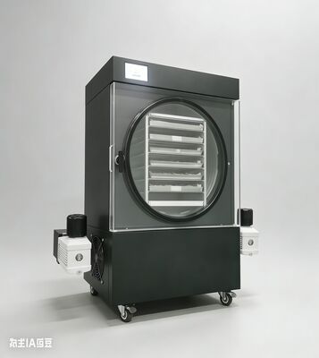 Kompakter Gefriertrockner macht Astronauten-Eis, Campingmahlzeiten und langfristige Lagerung einfach mit One-Touch-Betrieb.