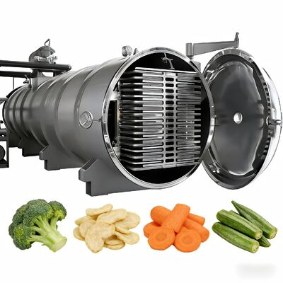 Wassergekühlte industrielle Gefriertrocknungsanlage Temperaturbereich minus 50 Grad Celsius bis plus 80 Grad Celsius Hergestellt aus 304 Edelstahl