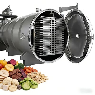 Stromversorgung 220V380V3PH Industrieller Gefriertrockner mit BITZER oder Leybold Kühlgerät und elektrischem Heizsystem zur Sicherstellung des Trocknens