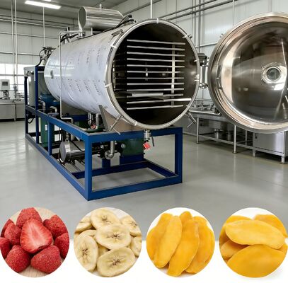 304 Edelstahl-Gefriertrocknungsmaschine mit Wasserkühlsystem, ideal für Labor- und Industrieanwendungen