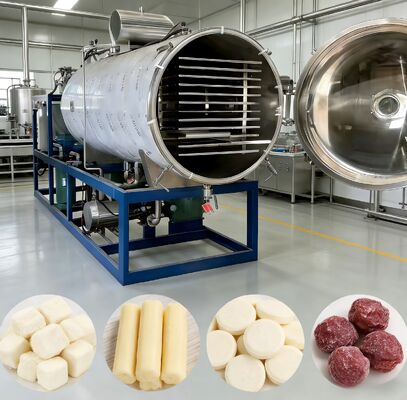PLC-Steuerungssystem Industrielle Gefriertrockner Temperaturbereich Minus 50 °C bis Plus 80 °C Mehrfachsicherheitssystem, das den Betrieb sicherstellt