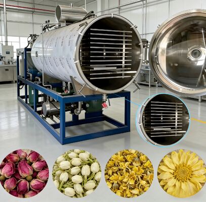 220V 380V 3PH Stromversorgung Gefriertrockner mit  oder Leybold Kühlgerät für die Lebensmittelkonservierung