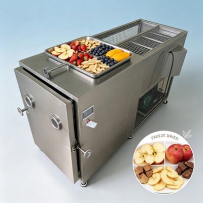 PLC-Steuerungssystem Vakuum-Froot-Trocknungsmaschine, konstruiert zur Erreichung eines Vakuumniveaus unter 13 Pa für Gefriertrocknungsverfahren
