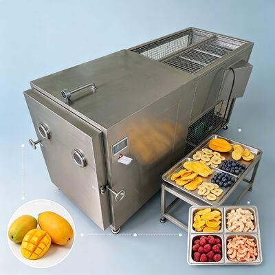 Mehrfachsicherheitssystem Industrieller Gefriertrockner mit PLC-Steuerungssystem Geräuschpegel von 70 dB, sicherer und leiser Gefriertrocknungslösungen