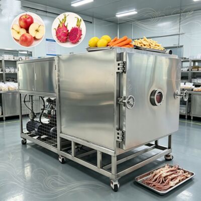 1600Kg Vegetable freeze dryer powered by Electric Heating and silicon offering freeze drying performance for commercial vegetable