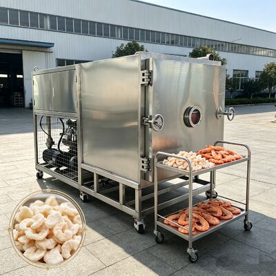 Gesamtgröße 3800 1700 2000 mm Gemüse-Gefriertrockner inklusive Luftkühlsystem und 13 Schichten oder kundenspezifischer Anpassung für die Lebensmittelkonservierung