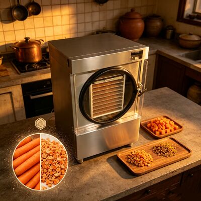 3600W Heimfrosttrockner Elektrische Heizung Spannung 220V1PH5060HZ Frosttrocknungslösung für Obst Gemüse und Tierfutter