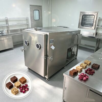 Größe der Kammer 1800 1700 1300mm Gemüsefriertrockner mit 304 Edelstahl-Tray Material und 100Kg Charge Kapazität für kommerzielle