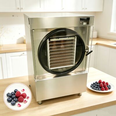 Danfoss Kompressor Heimfrosttrockner 220V 1PH 50 60HZ Kapazität 20 25kg geeignet für Obst Gemüse und Fleischprodukte